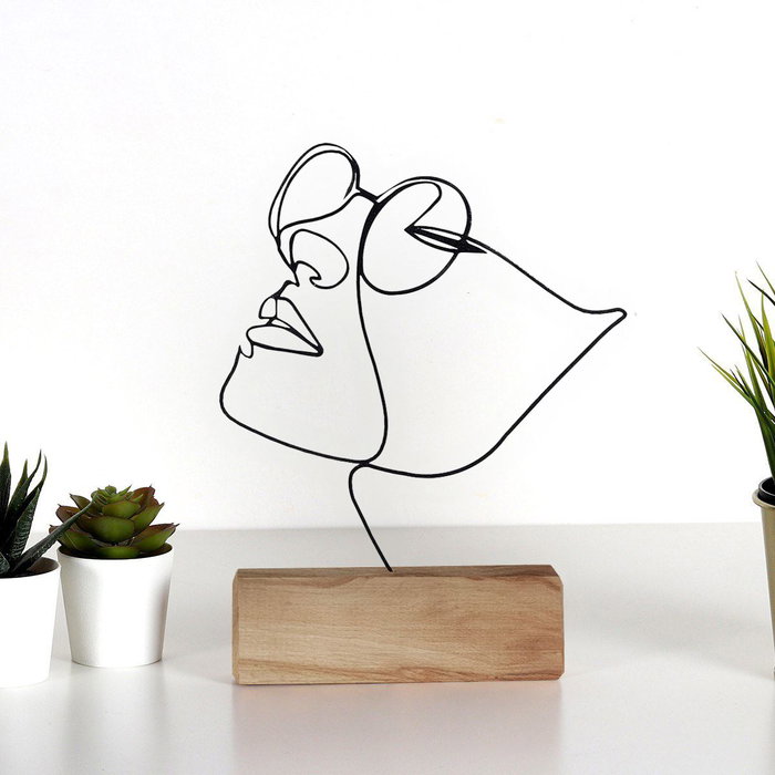 Aberto Design Objeto Decorativo M-037 Negro